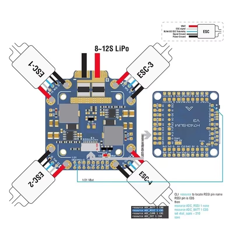 Matek System XCLASS PDB FCHUB- – Drone Power Distribution Board Bewertung und Preis